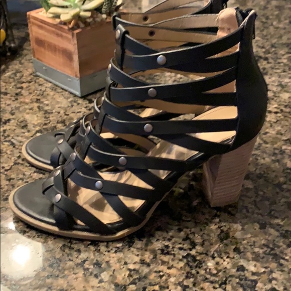 Report Greta black gladiator heels 6.5 - Picture 2 of 3